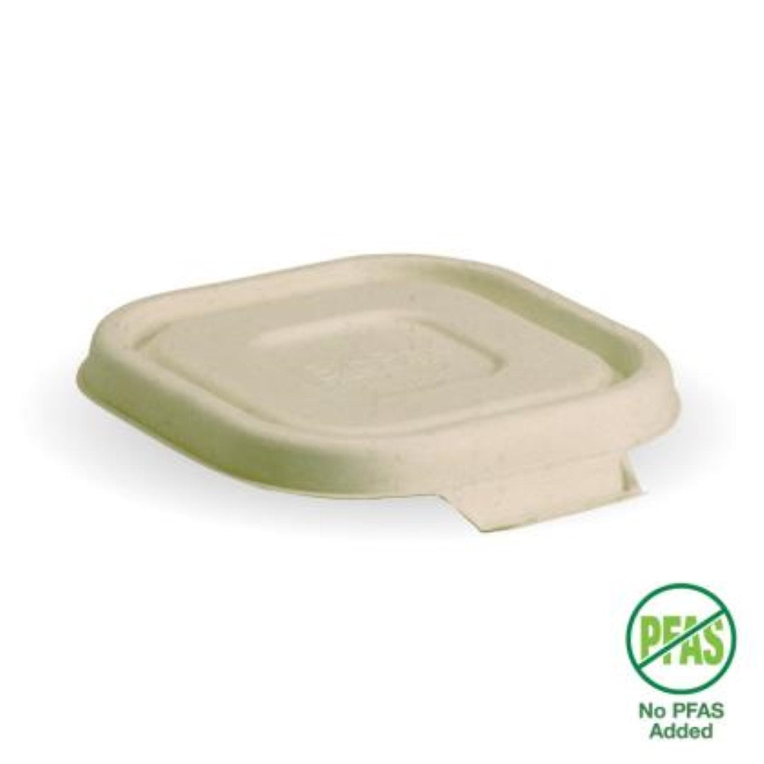 Lid Biocane Square 280-630ml - Biopak (50PC)
