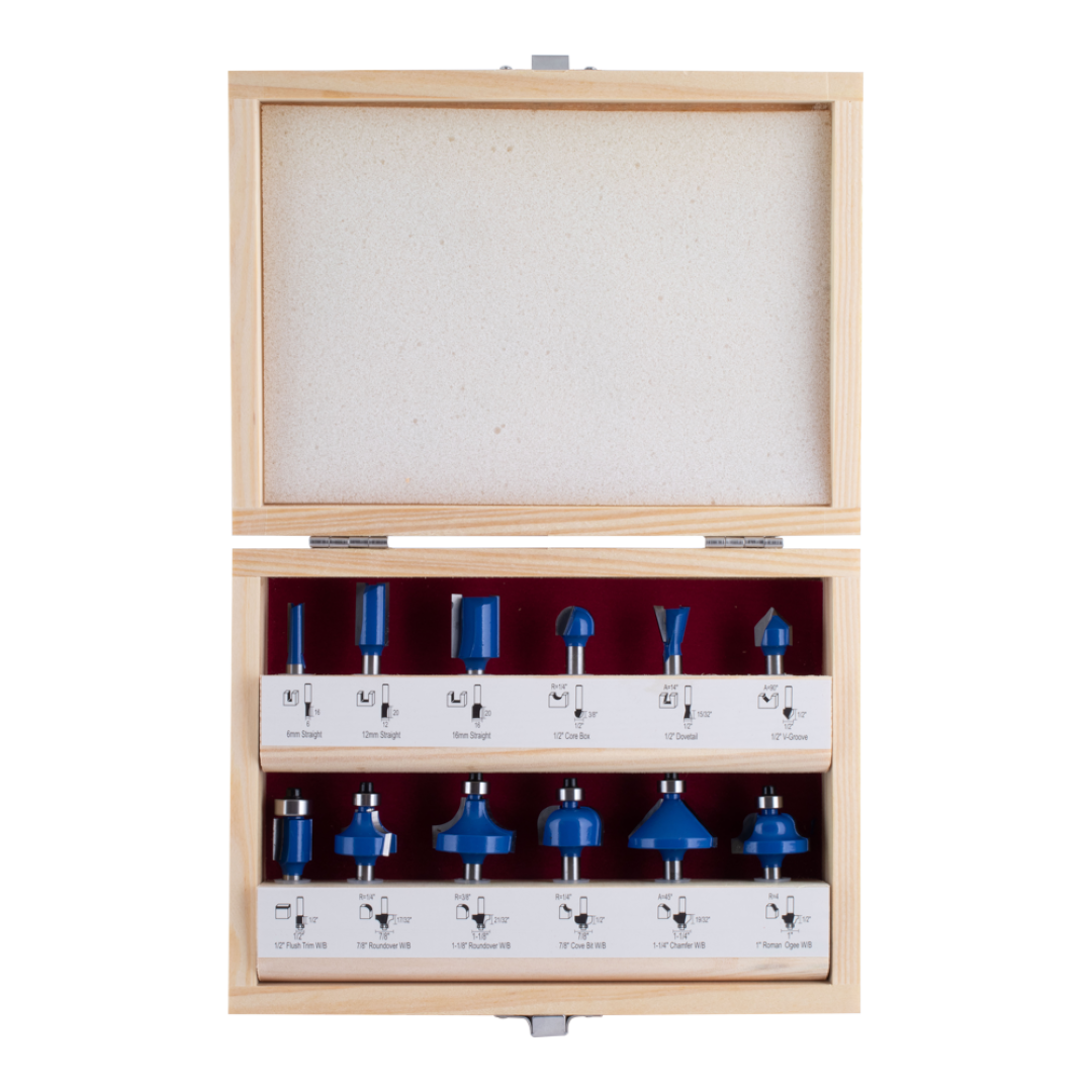 ECONOCUT Handyman Router Bit Kit - 12pc