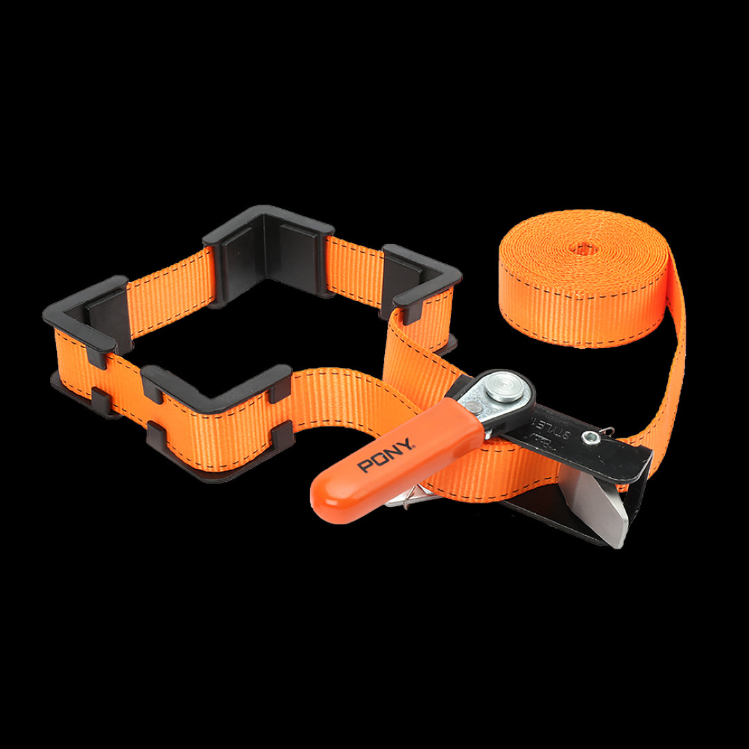 PONY JORGENSEN 5m Classic Band Clamp, lightweight, durable with plastic jaws for secure, damage-free gripping of various shapes.