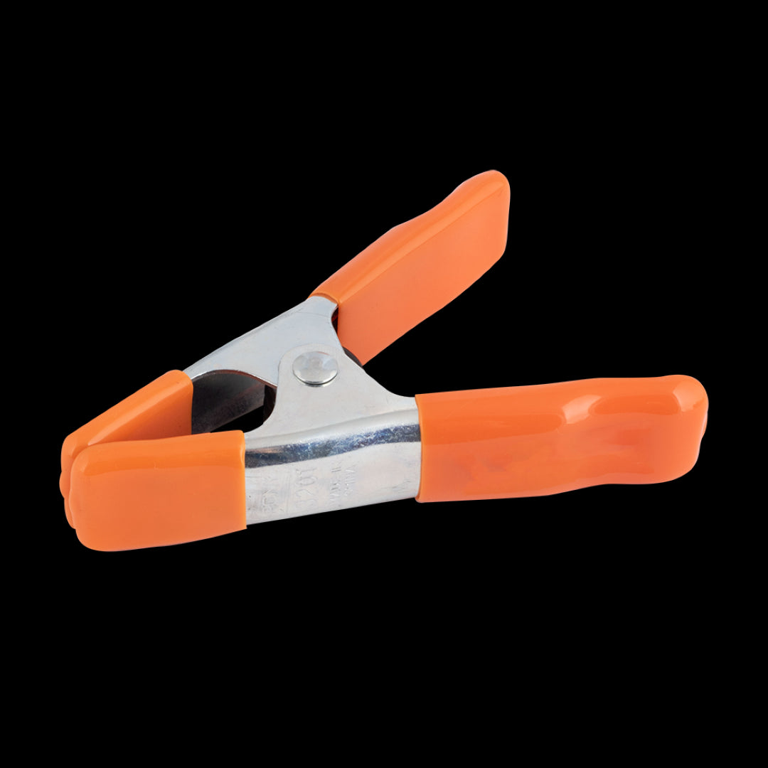 PONY JORGENSEN 25mm Classic Spring Clamp featuring lightweight zinc-plated jaws and comfort handles for versatile clamping.