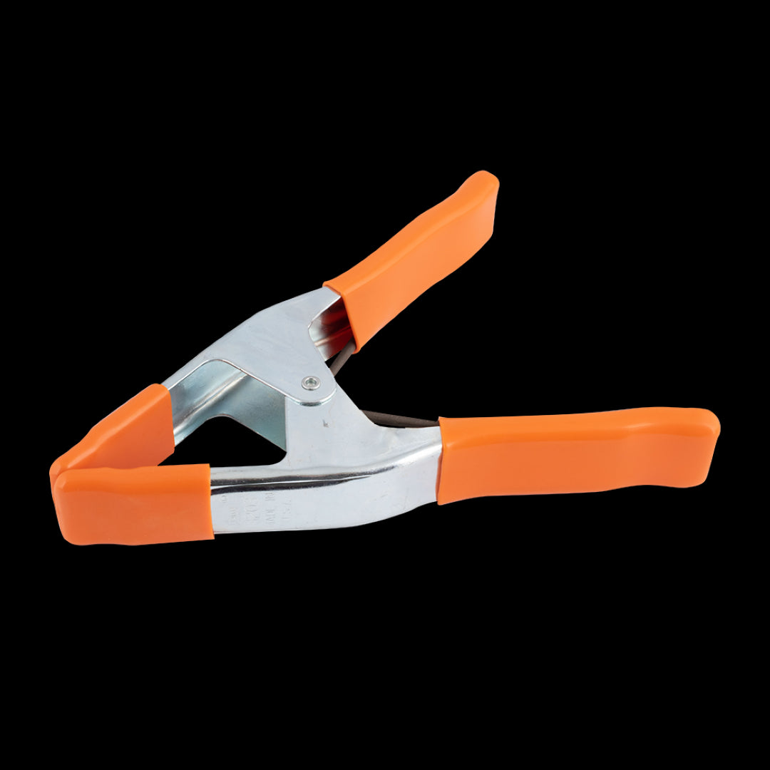 PONY JORGENSEN 75mm Classic Spring Clamp, zinc-plated steel, ergonomic handles for comfort and grip, ideal for versatile clamping.