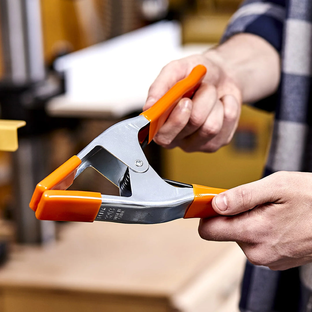 PONY JORGENSEN 75mm Classic Spring Clamp, lightweight, durable, with comfortable handles for versatile clamping tasks.