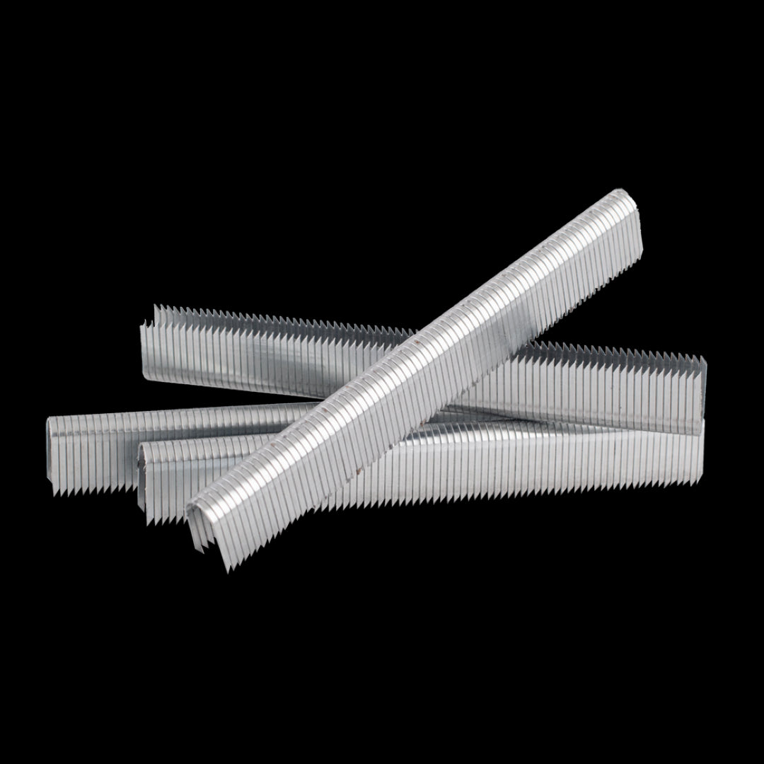 ARROW T25 14mm Staples for securely fastening electrical wires, compatible with CAT5, CAT6, and RG cables.