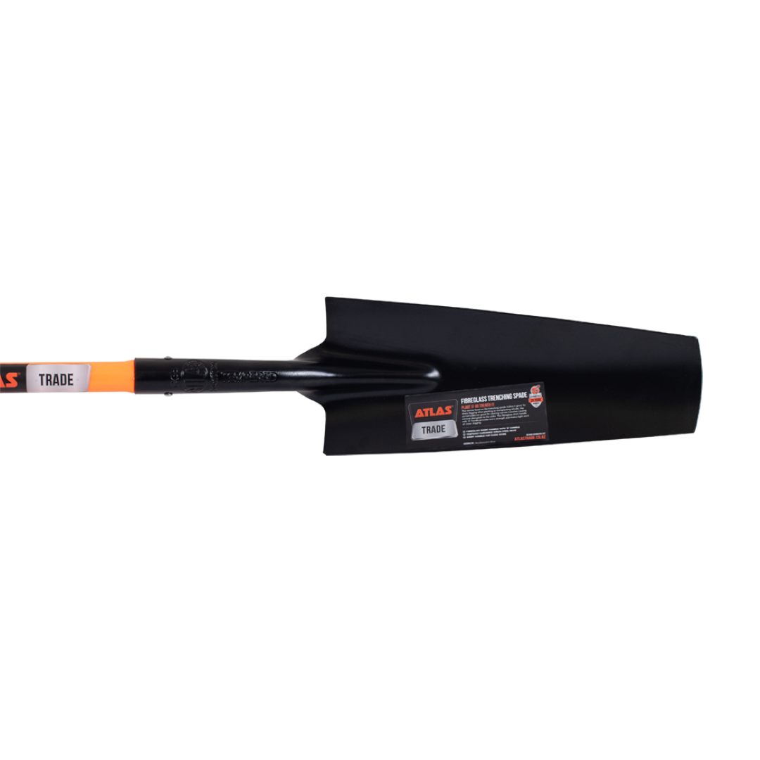 ATLAS Trenching Spade with Fibreglass D-Handle