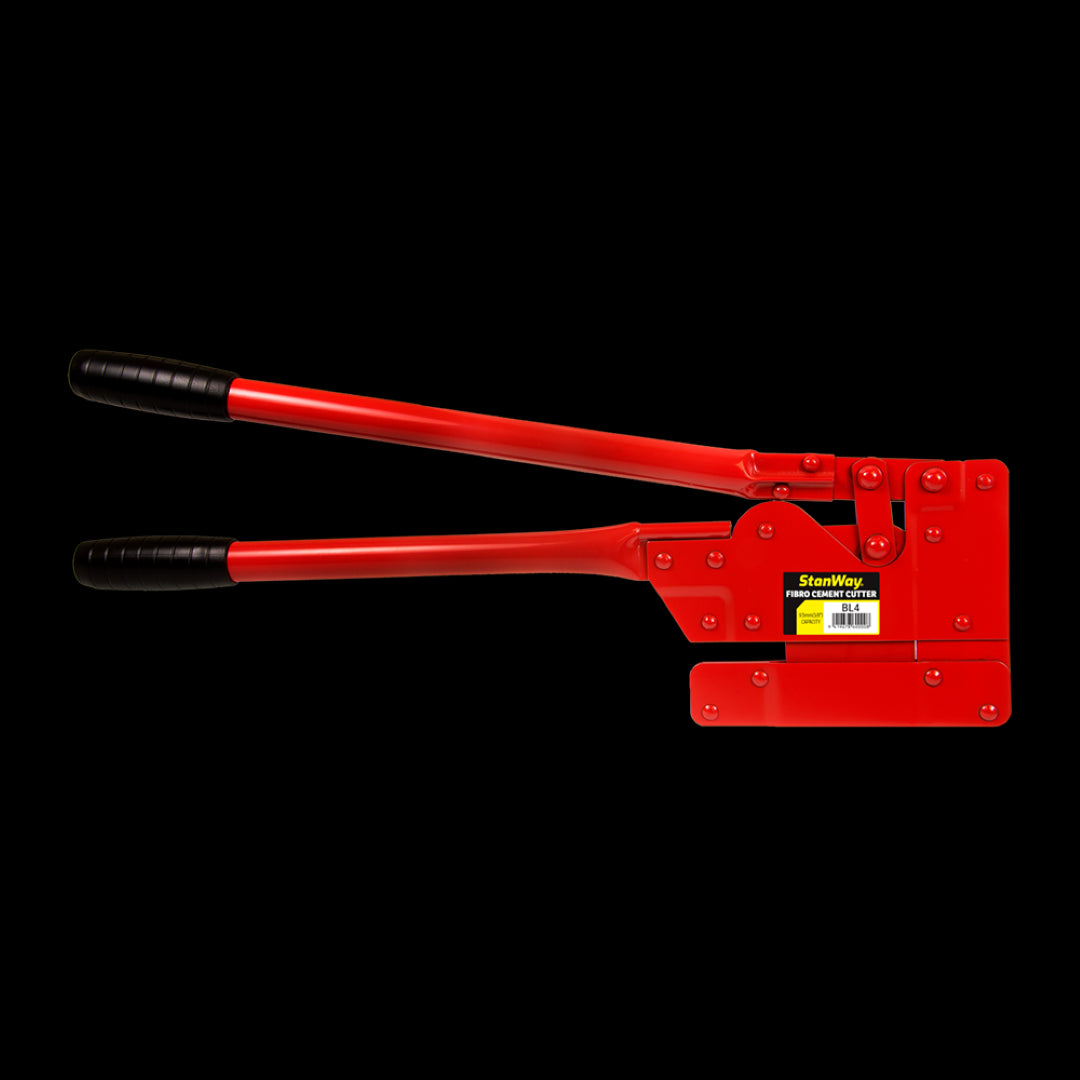 STANWAY Fibro Cement Cutter with ergonomic handle, designed for precise cutting of fibrolite and cement sheets up to 10mm thick.