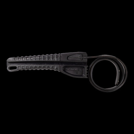BOA 100mm Constrictor Strap Wrench with soft grip handle, ideal for handling sensitive materials and irregular shapes.