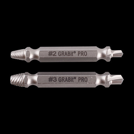 BOA GRABIT® Screw & Bolt Remover Set for easy extraction of broken screws, made of durable hardened steel, ideal for various materials.