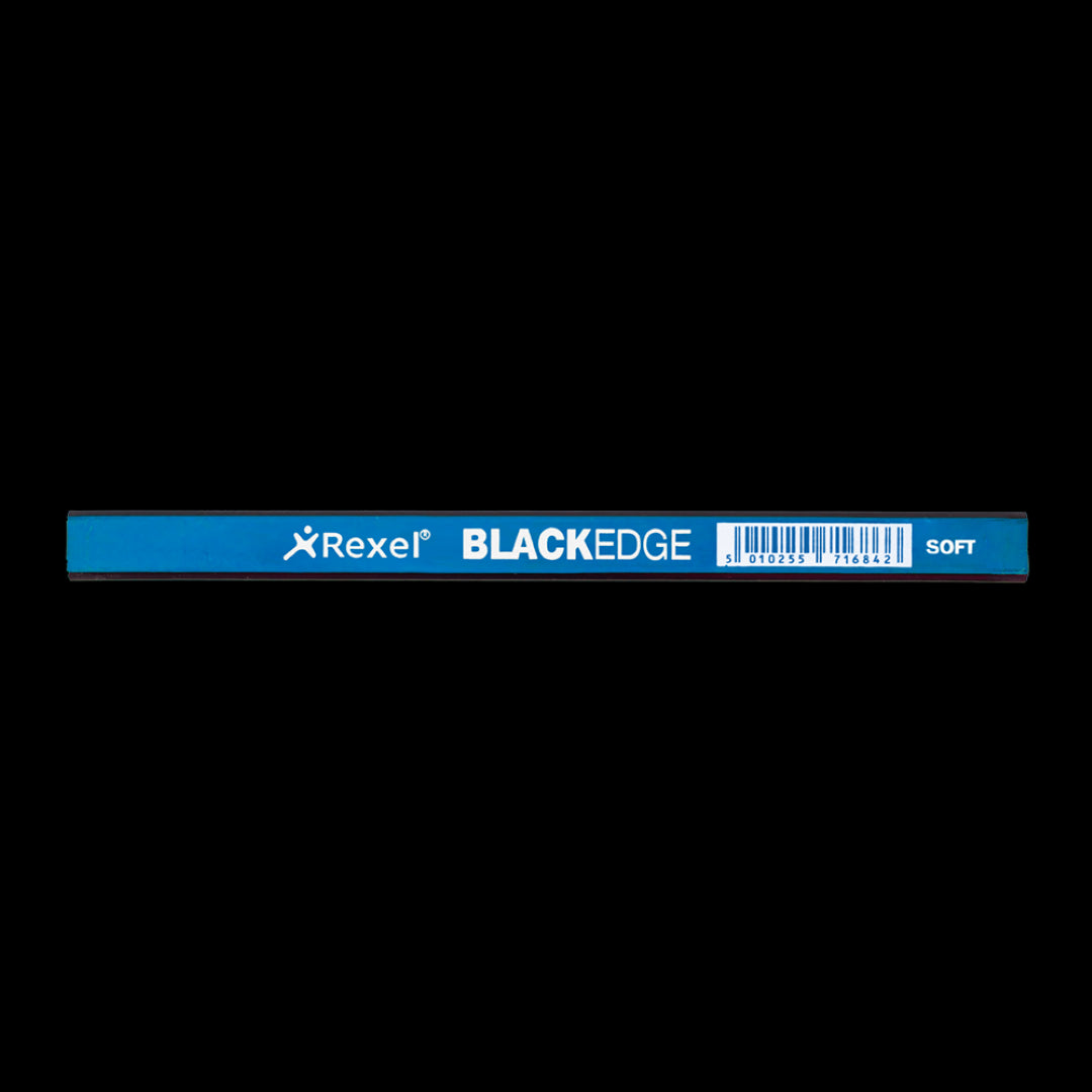 BLACKEDGE Carpenters Pencil in Soft Blue, featuring ergonomic design and oblong shape for precision marking on various surfaces.