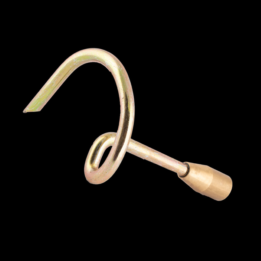 BAILEY Retrieving Tool, crafted from durable brass, designed for easy recovery of lost drain rods with a secure Lockfast joint.