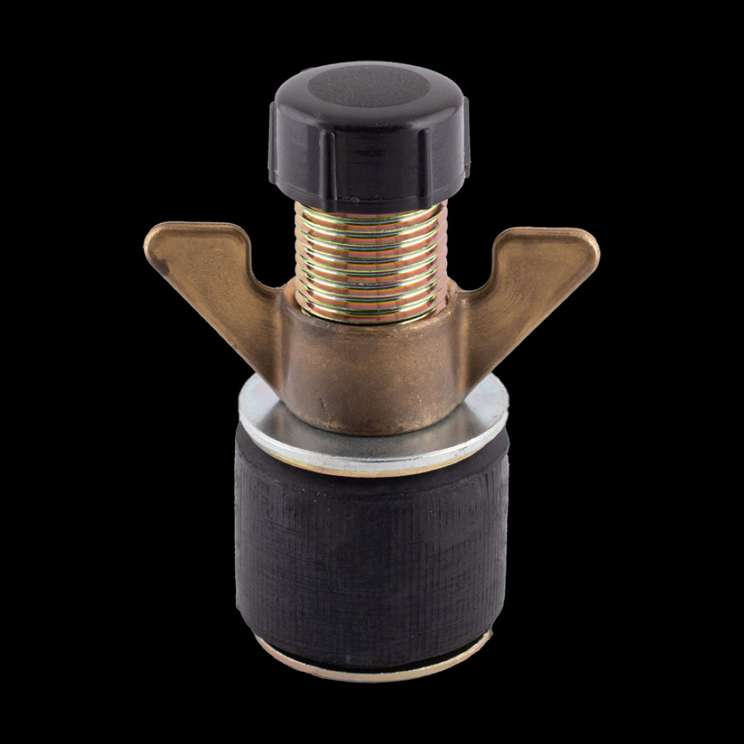 BAILEY 40mm Steel Drain Test Plug for secure pipe pressure testing, featuring a rubber seal and durable steel construction.