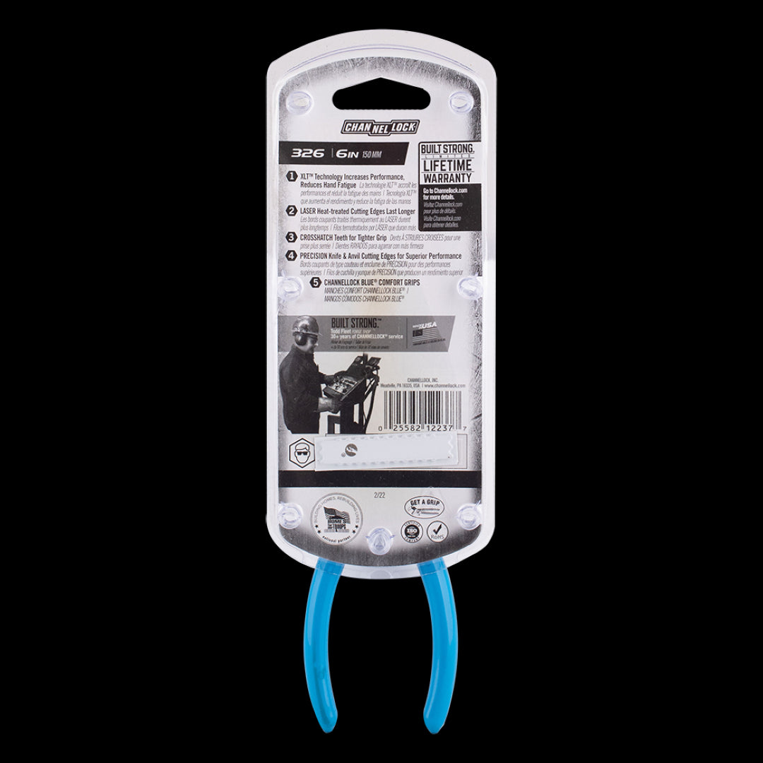 CHANNELLOCK 150mm Long Nose Pliers with Xtreme Leverage Technology for precision gripping and cutting in various tasks.