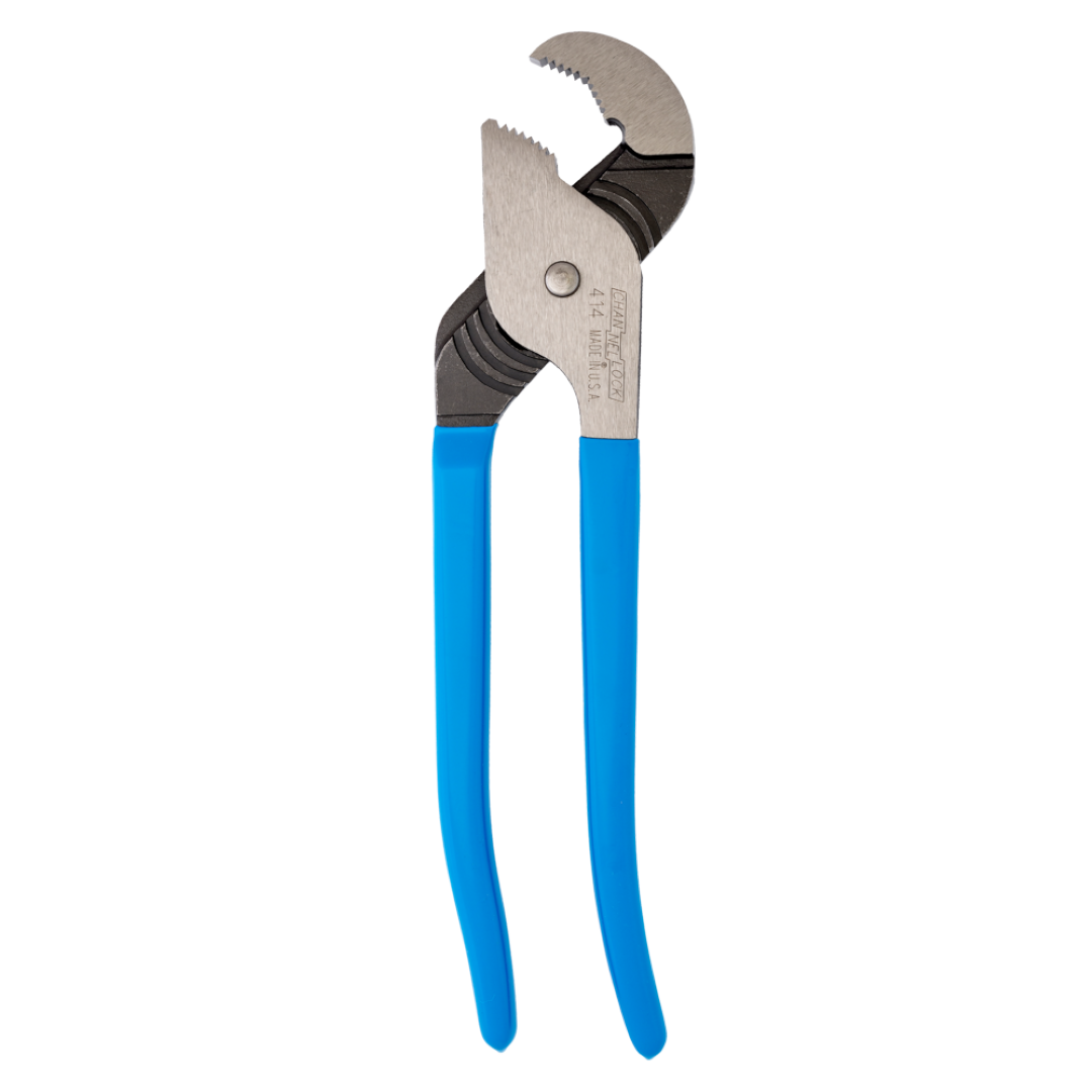 CHANNELLOCK 345mm Nutbuster® pliers with parrot jaws for superior grip, rust-resistant steel, and Safe-T-Stop finger pinch protection.