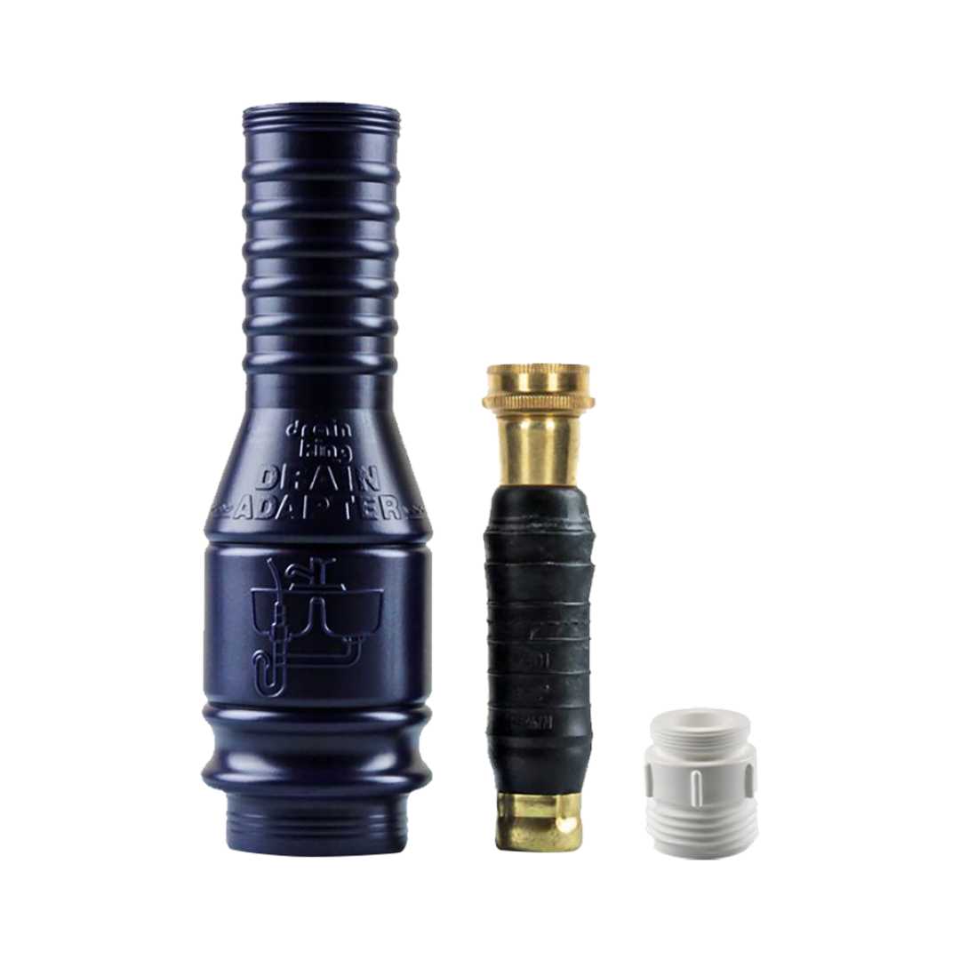 DRAIN KING Water Powered Drain Cleaning Kit (25mm-50mm)