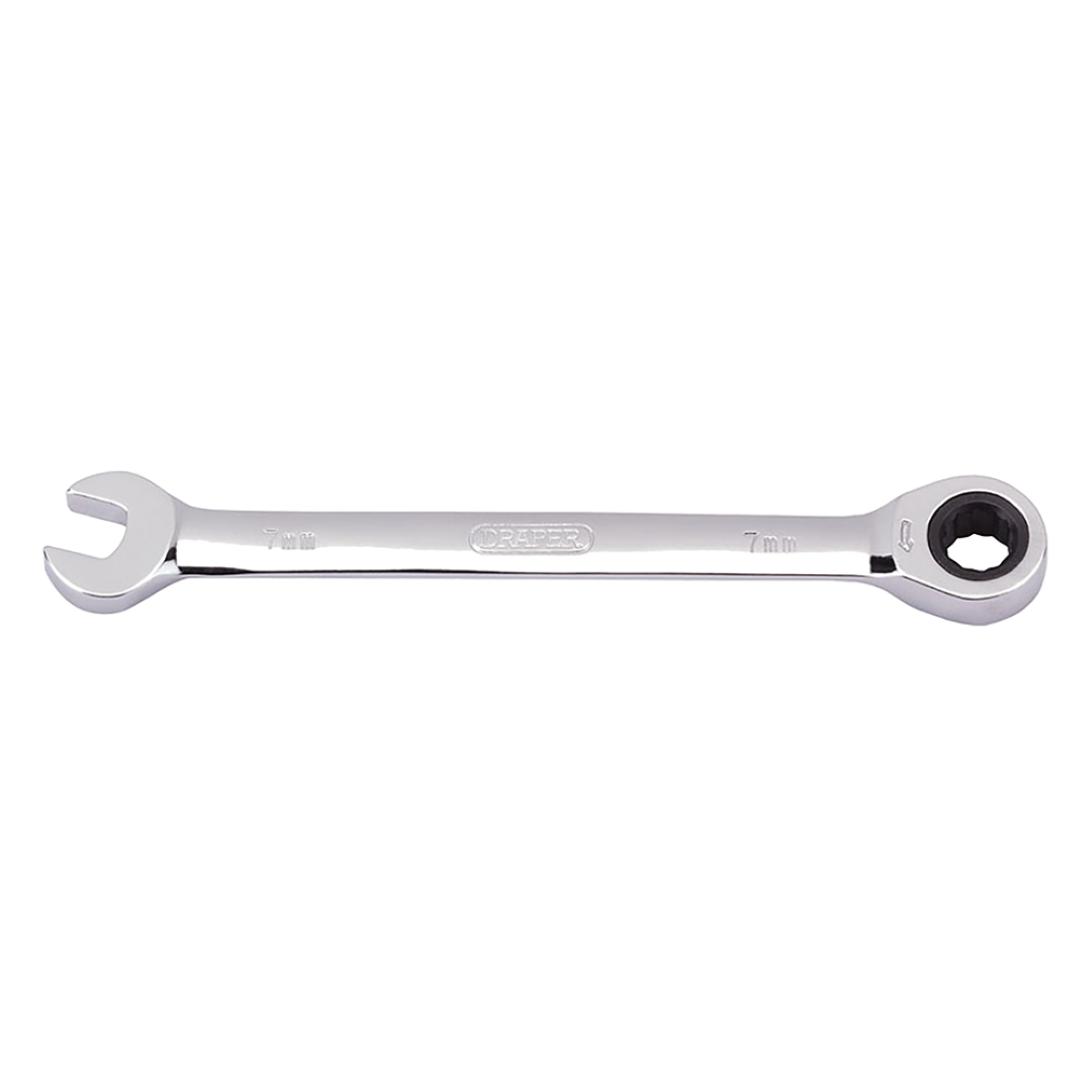 DRAPER 7mm Ratcheting Combination Spanner