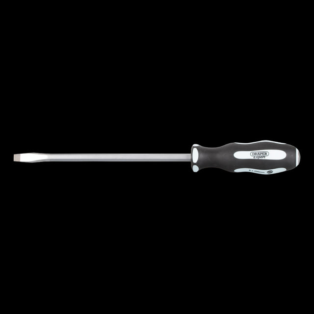 DRAPER Ergo Screwdriver, 200mm length, 8mm blade width, ergonomic design, soft grip handle for comfort and precision.