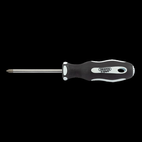DRAPER Ergo Screwdriver (75mm x PH1) with ergonomic handle, high-quality SVCM blade, and superior grip for various DIY tasks.