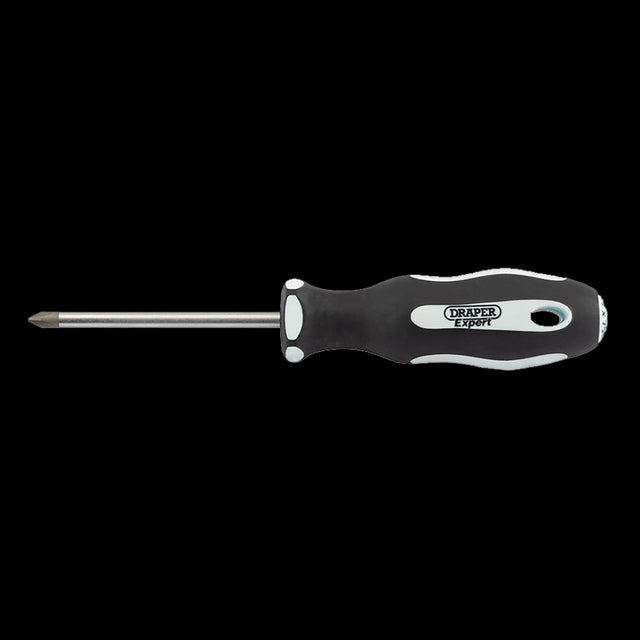 DRAPER Ergo Screwdriver (75mm x PH1) with ergonomic handle, high-quality SVCM blade, and superior grip for various DIY tasks.