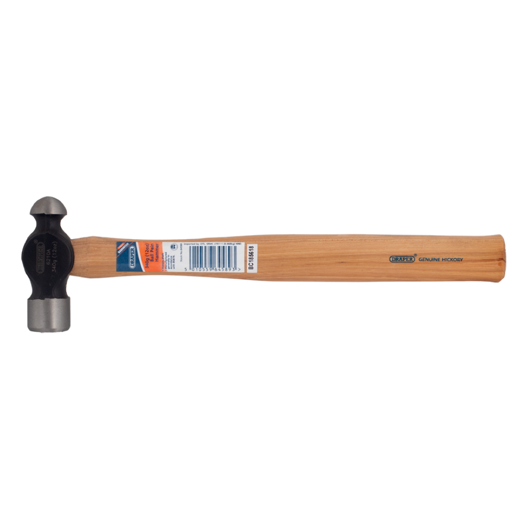 DRAPER 12oz Wood Ball Pein Hammer