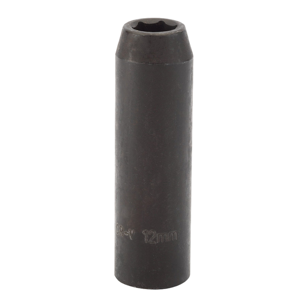 DRAPER 12mm 1/2 Inch Drive Deep Impact Socket