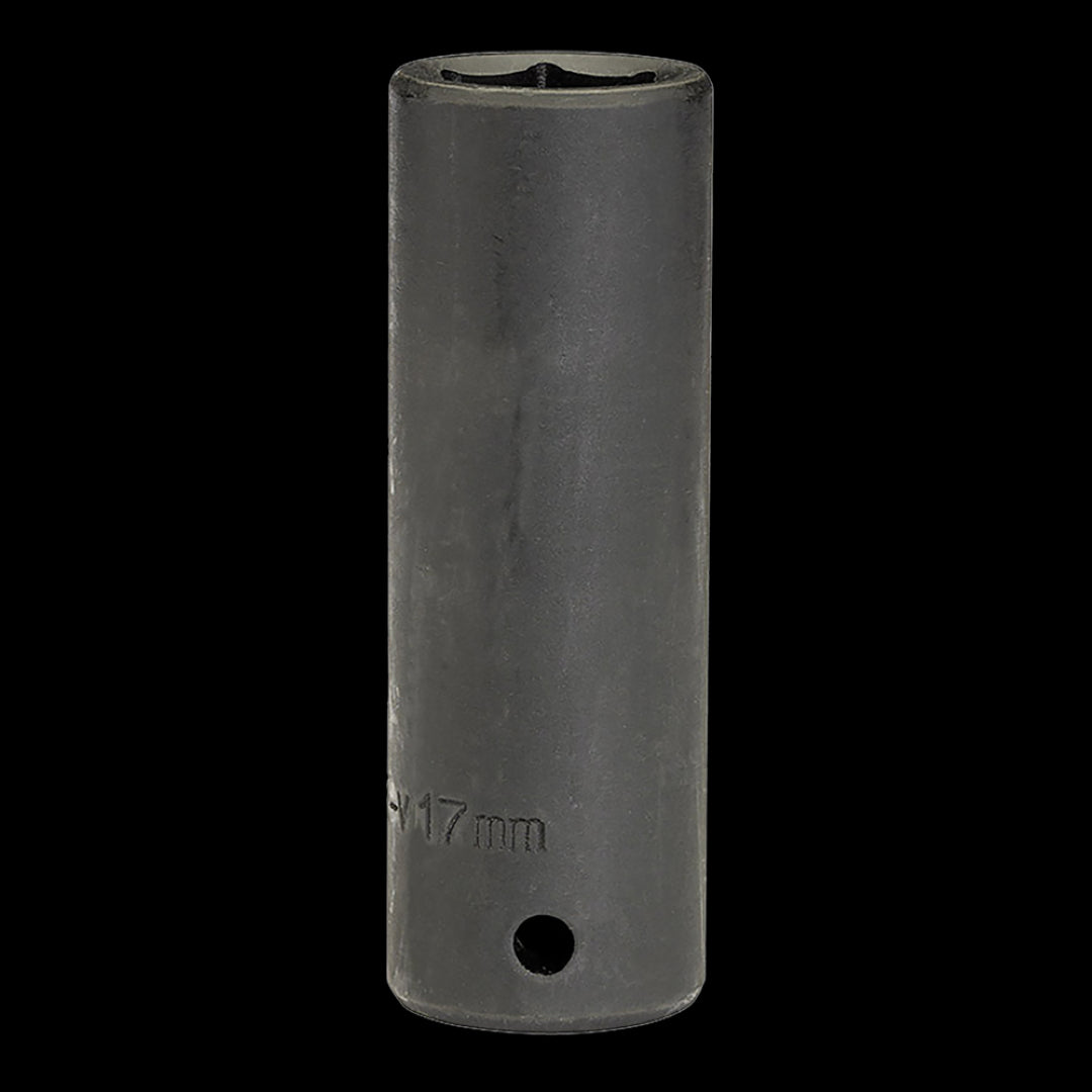 DRAPER 17mm 1/2 Inch Drive Deep Impact Socket