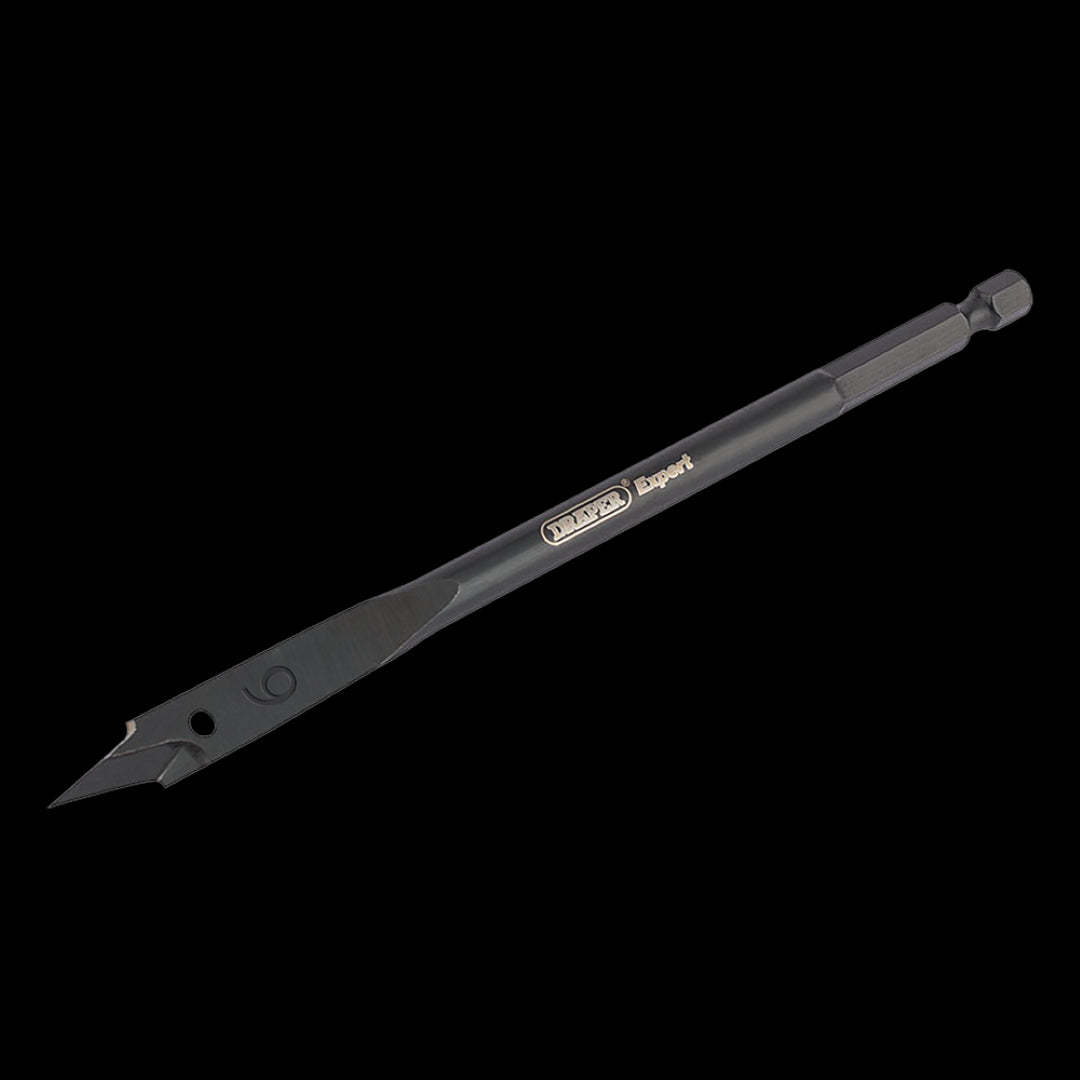 DRAPER Flat Wood Bit (152 x 6mm) designed for precise drilling and clean holes in various wood types, ideal for woodworking projects.