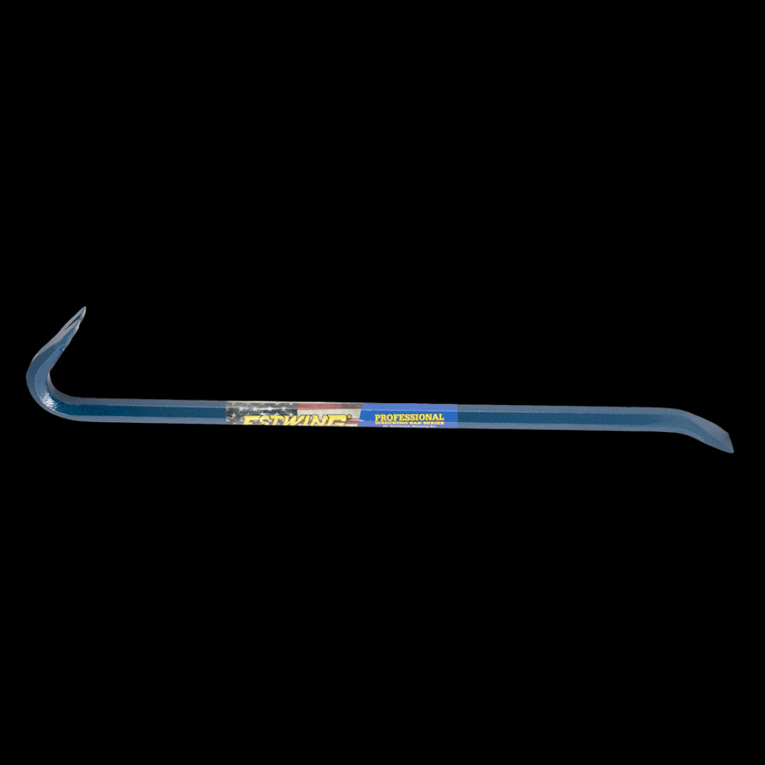 ESTWING Wrecking Bar, 600mm long, steel construction, angled chisel for prying, slotted tip for nail removal.