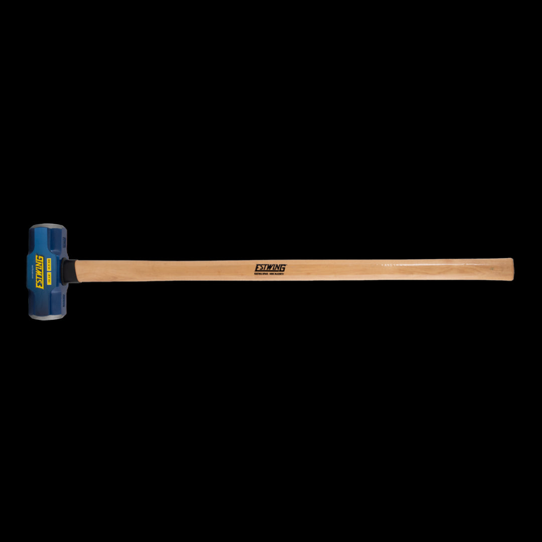 ESTWING 10lb Sledge Hammer with hickory handle, ideal for demolition, construction, and heavy-duty tasks.