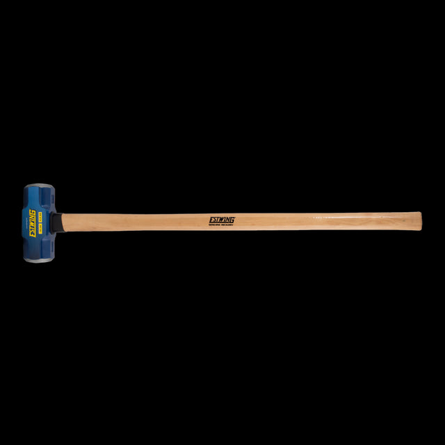 ESTWING 10lb Sledge Hammer with hickory handle, ideal for demolition, construction, and heavy-duty tasks.