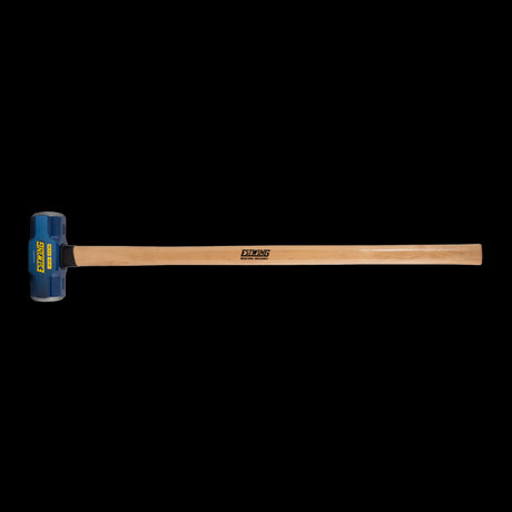 ESTWING 12lb Sledge Hammer with Hickory Handle, forged steel head, perfect for demolition and construction tasks.