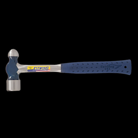 ESTWING 24oz Ballpein Hammer with Shock Reduction Grip for precision metal shaping and striking tasks.