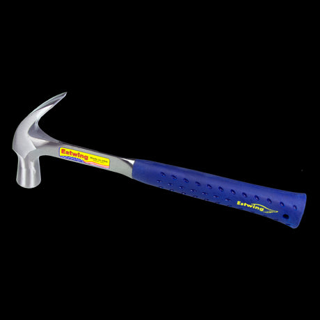 ESTWING 24oz Curve Claw Hammer with ergonomic grip, durable steel construction, ideal for carpentry and renovation tasks.