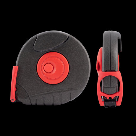 FISCO 20m/66ft Satellite Measuring Tape with durable matt coat and versatile double-sided markings for accurate measuring.