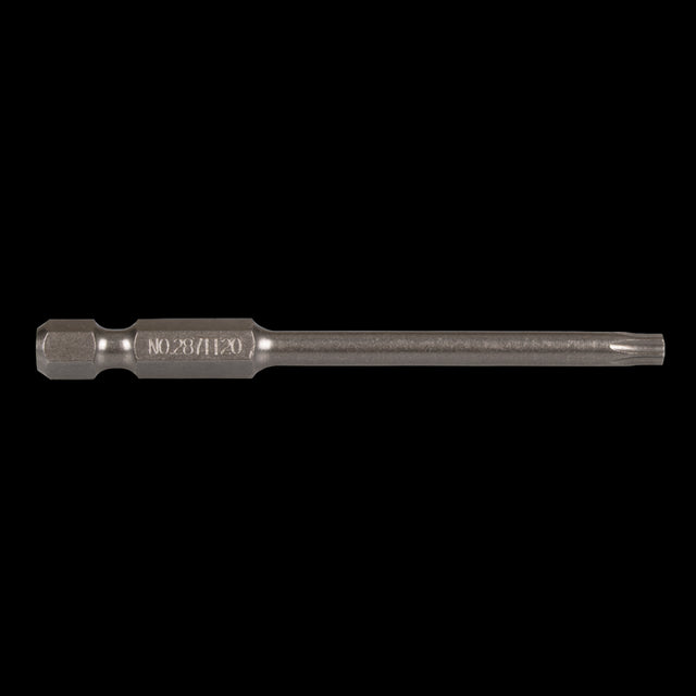 GFB T-20 Torx Tamper Proof Bit - 75mm, durable and designed for secure fit in automotive and electronics projects.