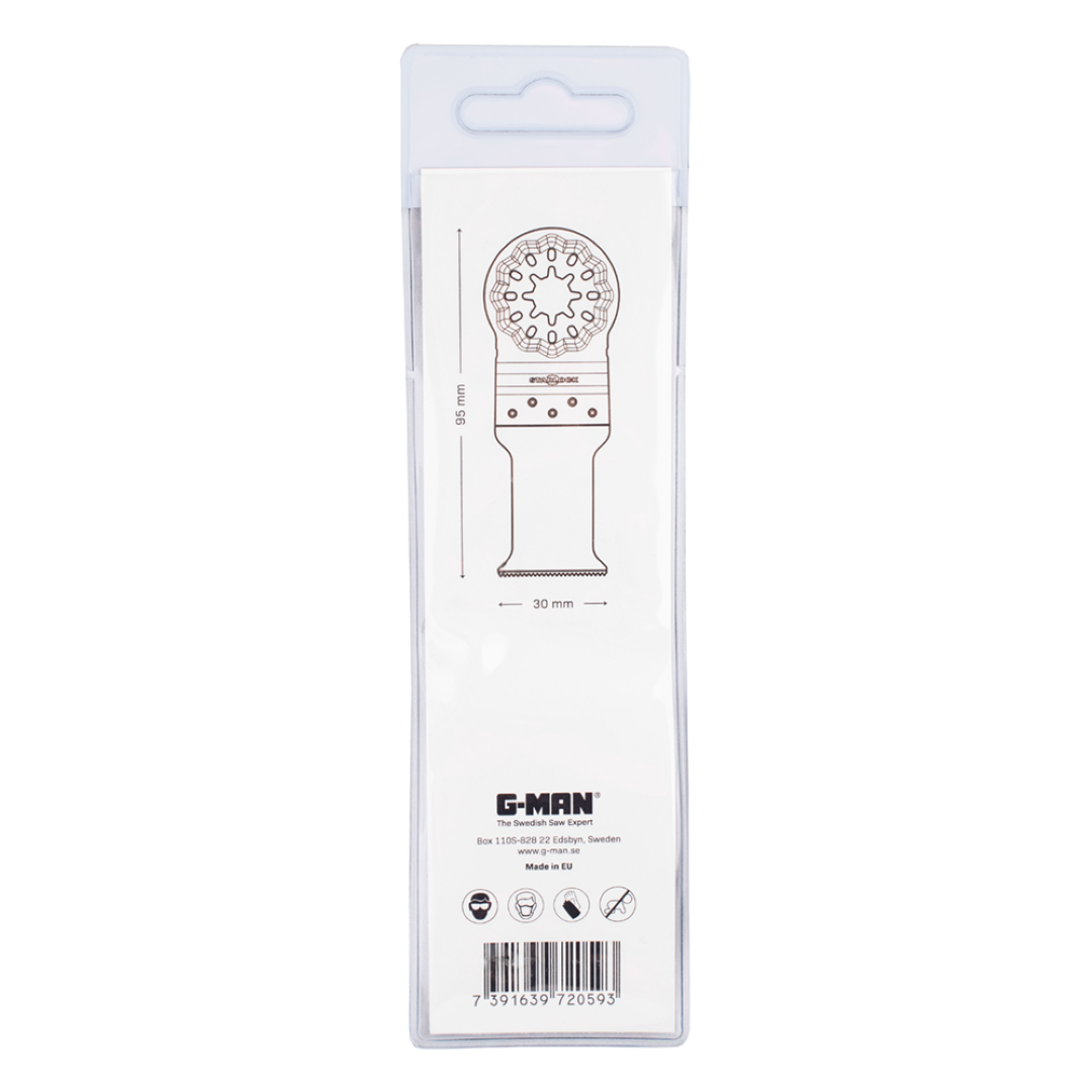 G-MAN Oscillating Saw Blade, Fine BIM Metal