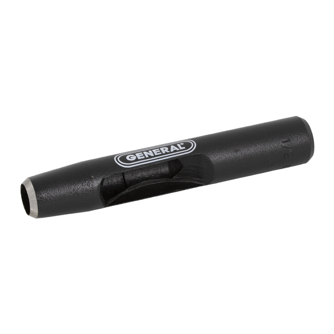 GENERAL 13mm Hollow Punch designed for precise, clean cuts in various materials with an ergonomic grip for enhanced control.