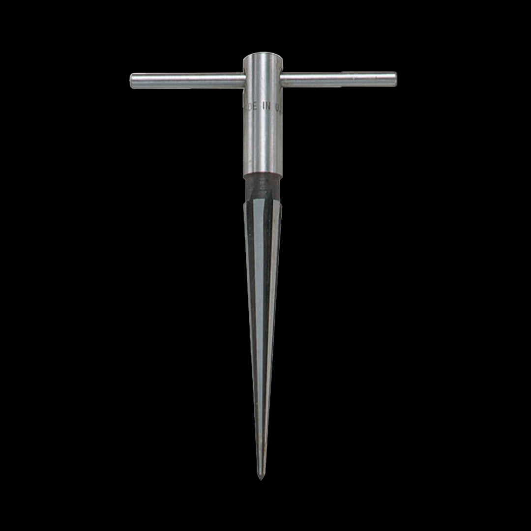 GENERAL Taper Reamer with ergonomic T-handle for precision reaming and hole enlargement in various materials.