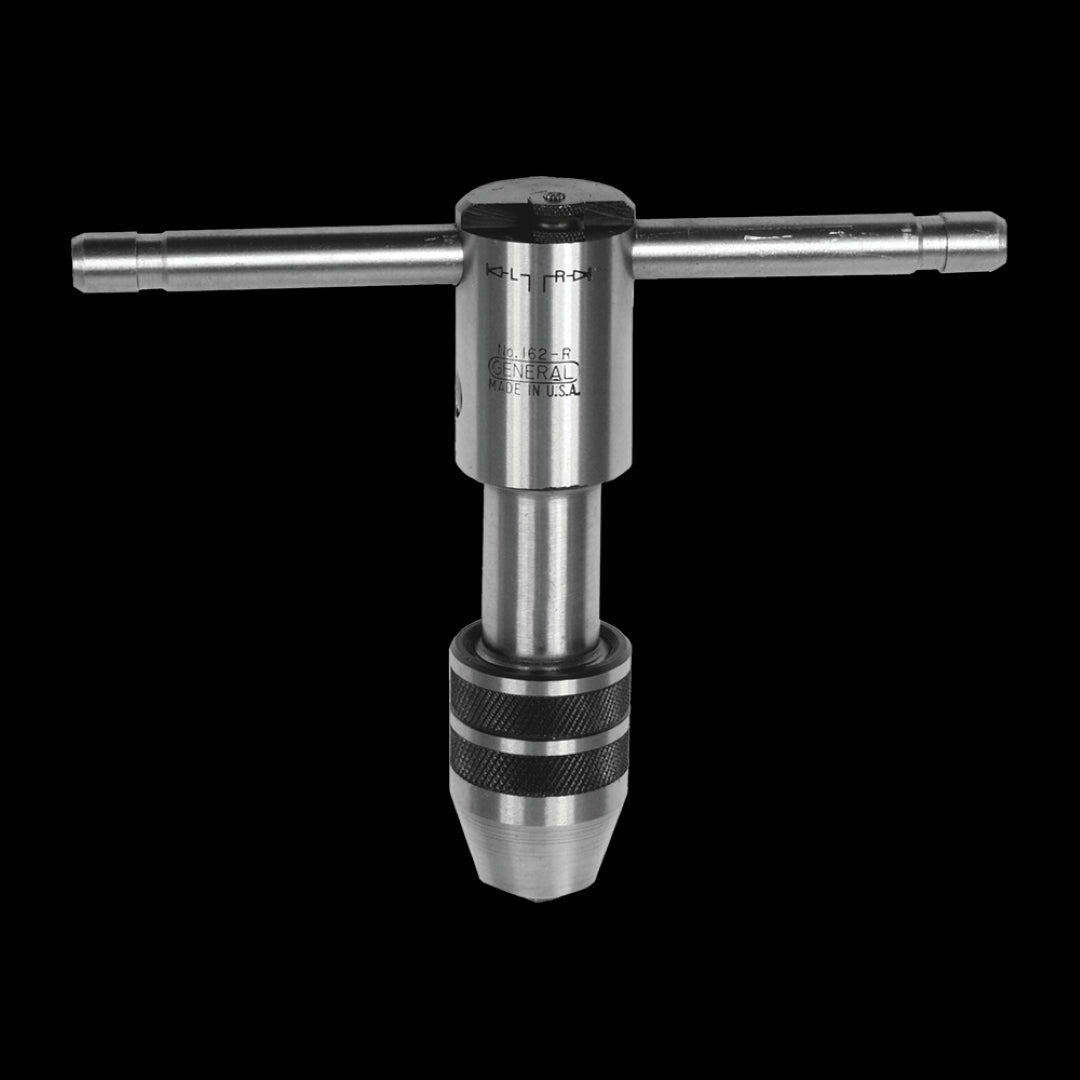GENERAL Ratchet Tap Wrench (6mm-12.5mm) with ratcheting mechanism for precise threading and versatility in various applications.