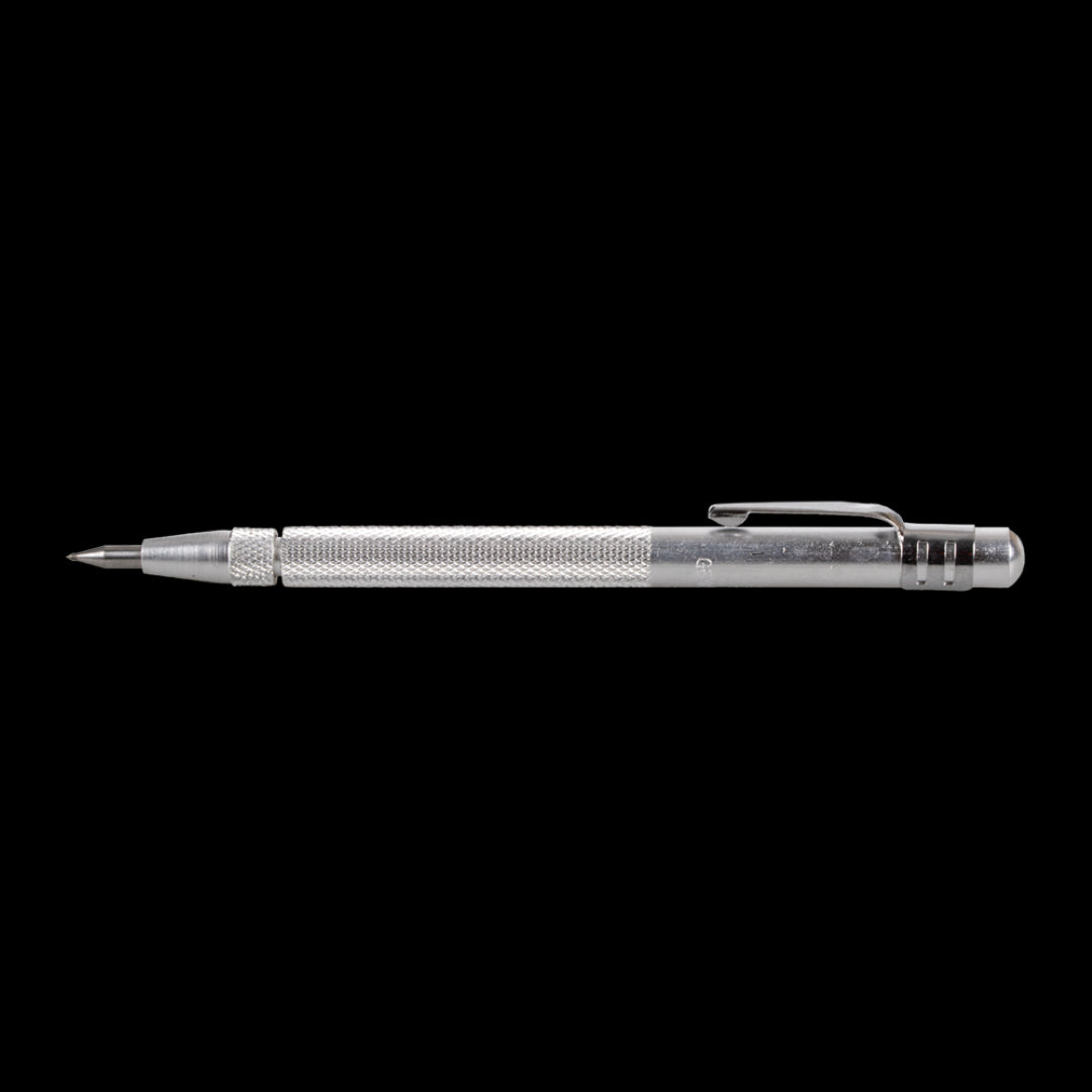 GENERAL Pocket Scriber: Durable tungsten carbide scribing tool for precise marking on various materials with a convenient pocket clip.