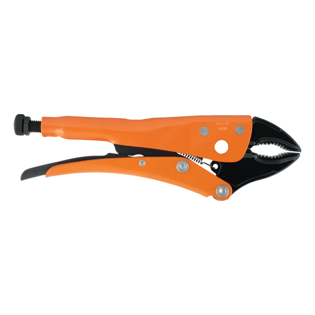 GRIP-ON 240mm Curved Jaw with Wire Cutter Locking Plier