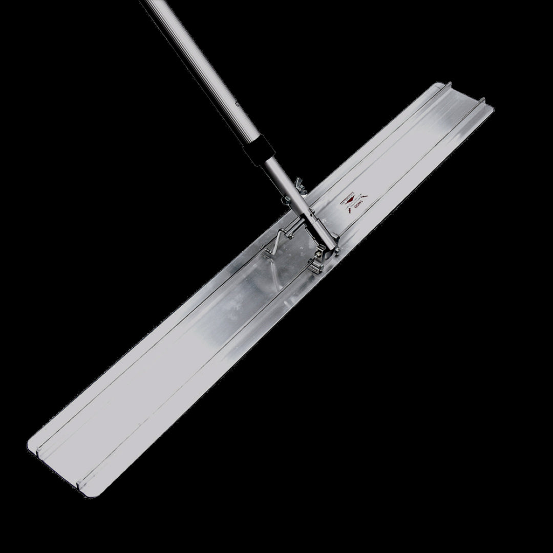 STANWAY Aluminium Bullfloat Head 1220mm x 150mm for smooth concrete finishing, designed for strength and comfort, ideal for large areas.