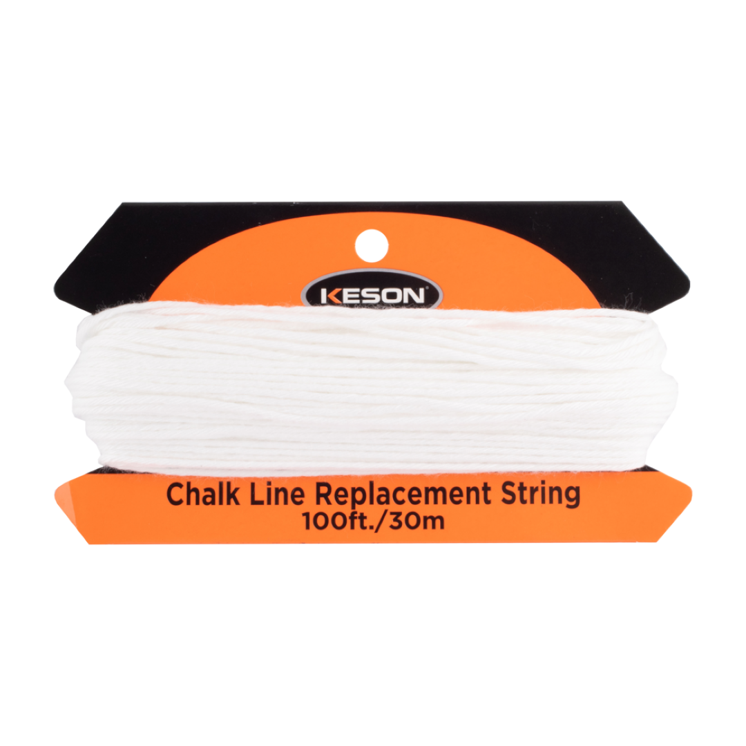 KESON 33m Replacement Chalk Line String, durable polyester for precise, clear marking in various conditions.
