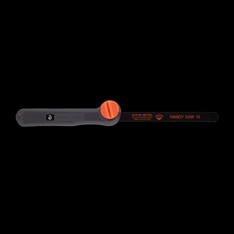 KANZAWA Handy Saw with bimetallic blade, lightweight design, ideal for precision cutting of various materials.