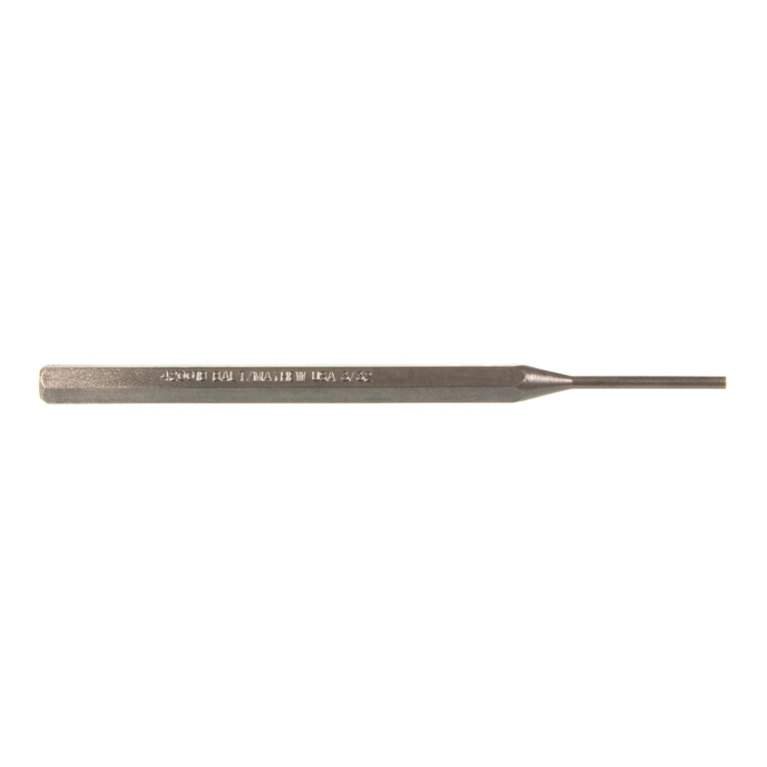 MAYHEW Pin Punch, 113mm long and 3/32" diameter, ideal for precision pin removal in tight spaces.