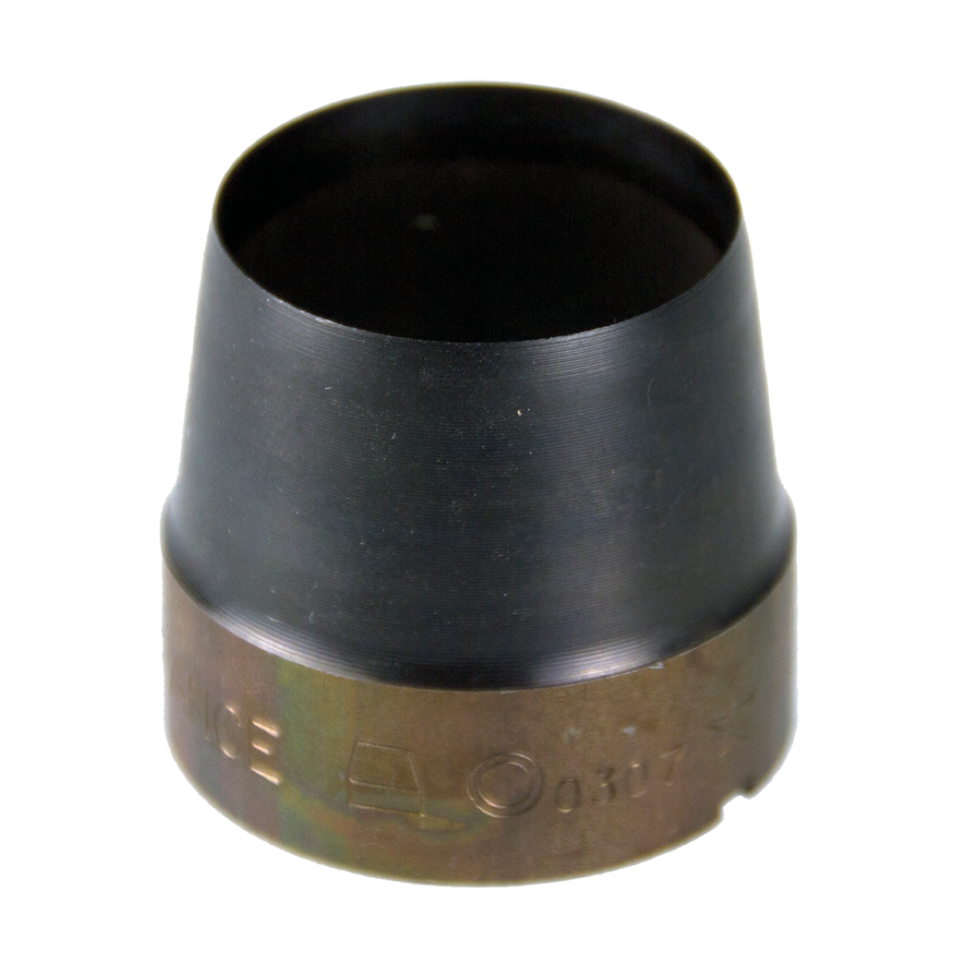 MAYHEW 18mm Hollow Punch for precision hole creation in leather, vinyl, and soft materials with dual cutting heads.