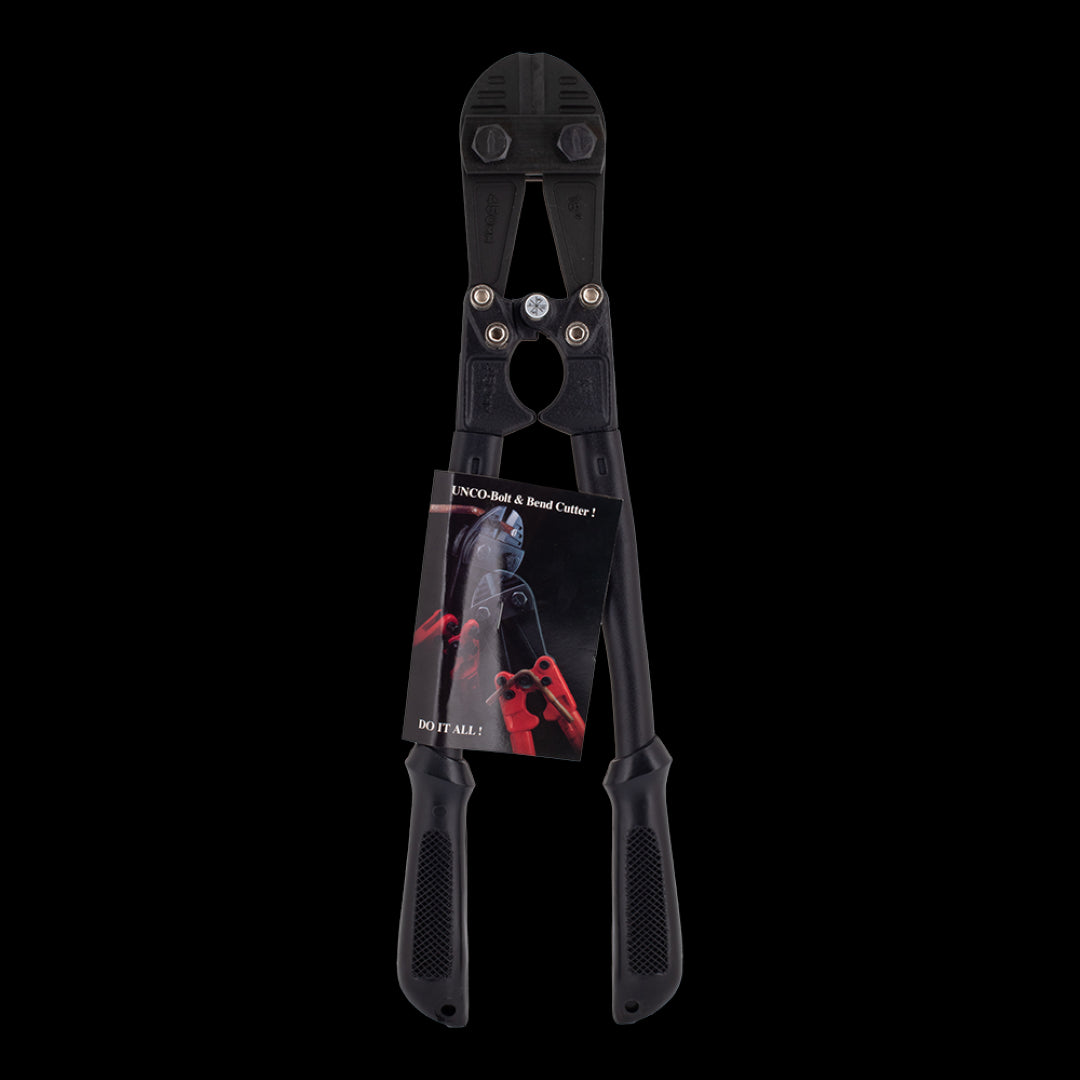 MANOR 450mm Unco-Bolt & Bend Cutter, a durable 2-in-1 tool for precise cutting and bending of steel bars up to 6mm.
