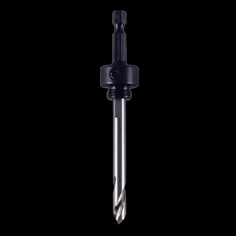 MORSE Holesaw Arbor 1/4" HEX, 1/2-20 for versatile, efficient drilling in wood, metal, and plastic with secure attachment.