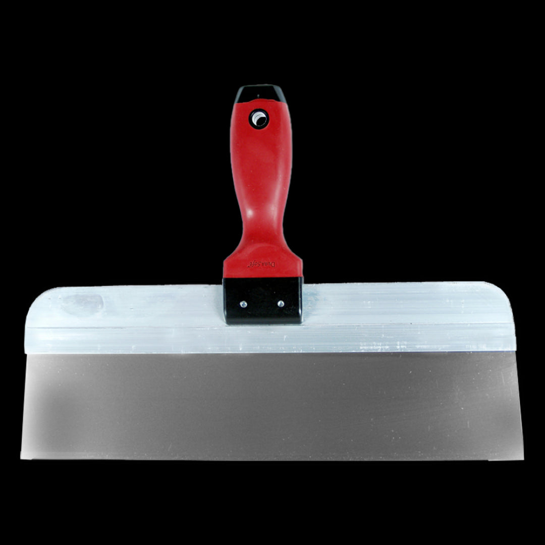 MARSHALLTOWN 350mm stainless taping knife with ergonomic handle for smooth drywall finishing and durable, flexible blade.