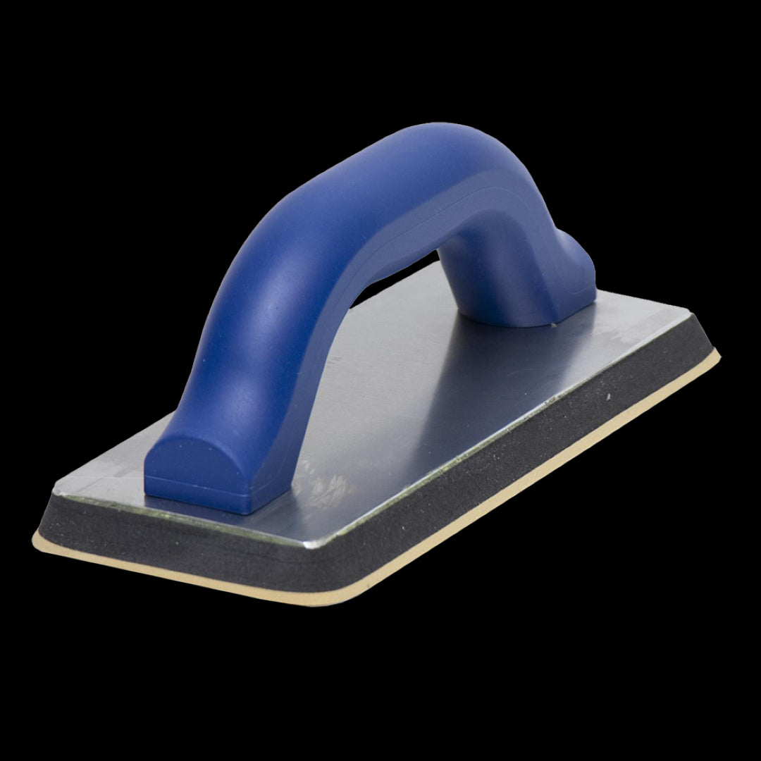 MARSHALLTOWN Tile Grouters Float with ergonomic handle and foam pad for smooth grout application over tiles.