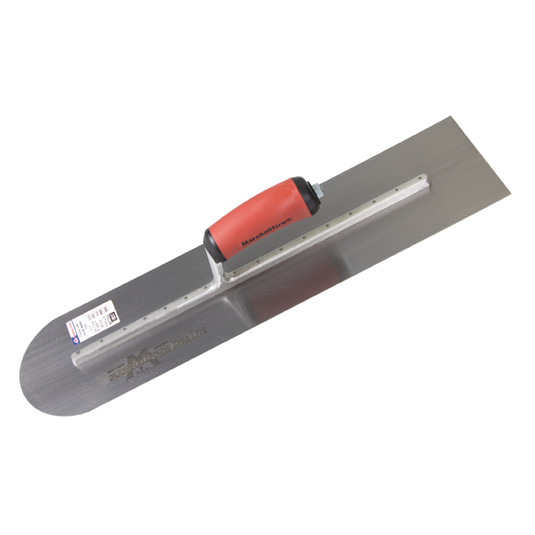 MARSHALLTOWN Round Front End Trowel (500mm x 125mm)