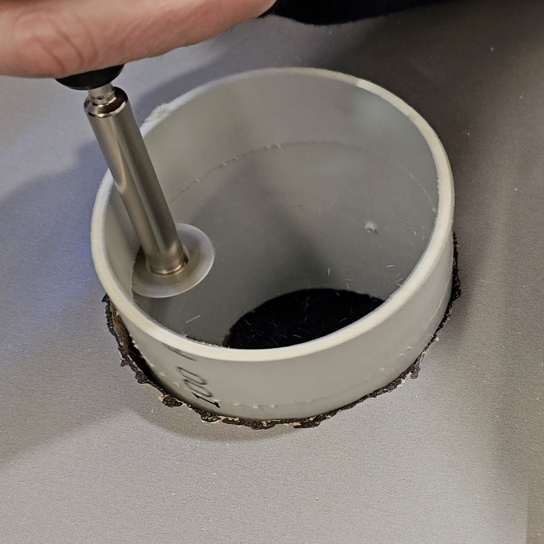 PLUMTOOL Replacement Diamond Wheel for internal pipe cutting, designed for precision cuts in PVC and tough materials.